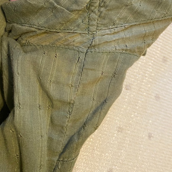 Army green lightweight Girl Krazy Blouse - Picture 5 of 5